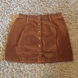 Brown Corduroy Girls Mini Skirt by Forever 21